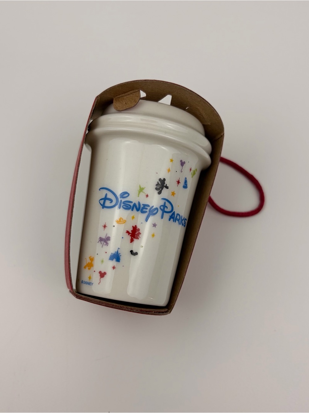 NWT Disney Starbucks Ceramic Ornament F013